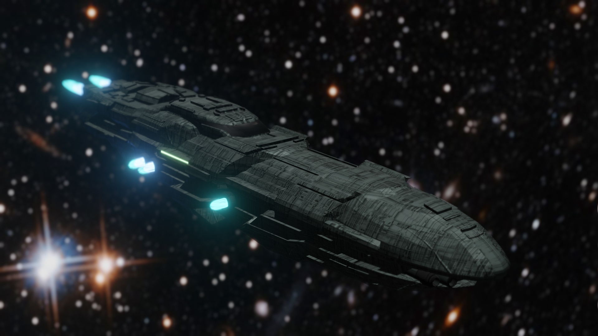 Sci-Fi CargoShip/Cruiser  preview image 1